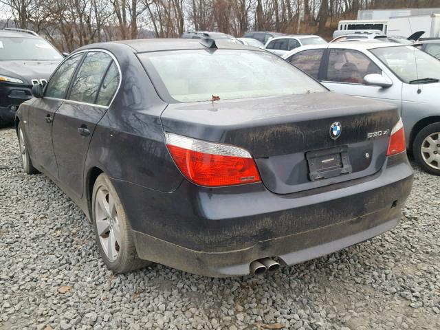 WBANF73507CY16863 - 2007 BMW 530 XI BLACK photo 3