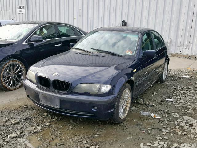 WBAEU33442PF56588 - 2002 BMW 325 XI BLUE photo 2