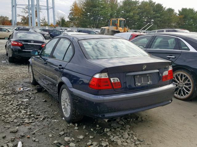 WBAEU33442PF56588 - 2002 BMW 325 XI BLUE photo 3