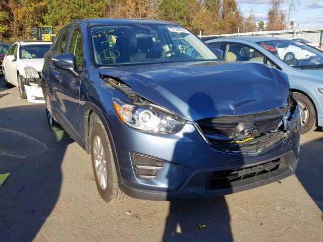 JM3KE2BY4G0853141 - 2016 MAZDA CX-5 SPORT BLUE photo 1