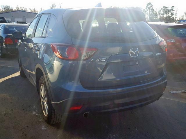 JM3KE2BY4G0853141 - 2016 MAZDA CX-5 SPORT BLUE photo 3