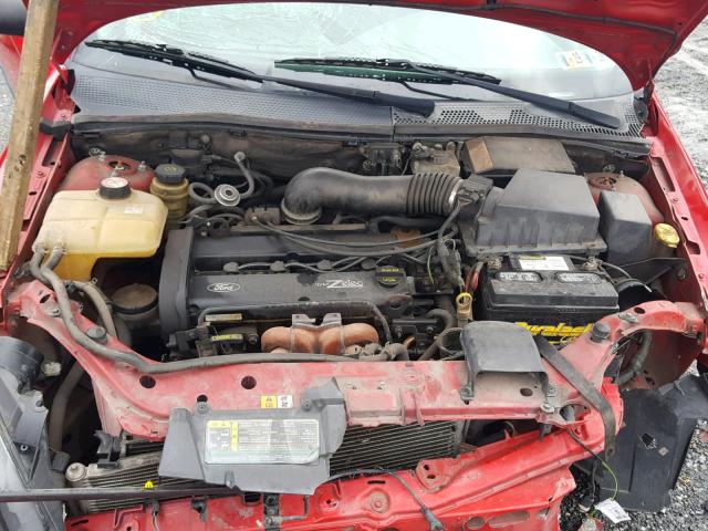 3FAFP31333R118439 - 2003 FORD FOCUS ZX3 RED photo 7