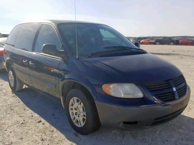 1D4GP25B55B334037 - 2005 DODGE CARAVAN SE BLUE photo 1