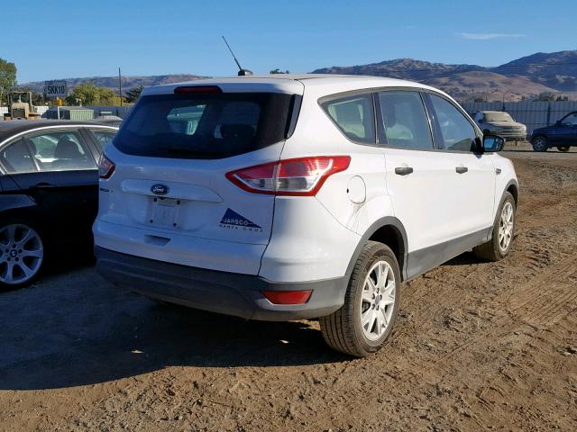 1FMCU0F78EUD66273 - 2014 FORD ESCAPE S WHITE photo 4