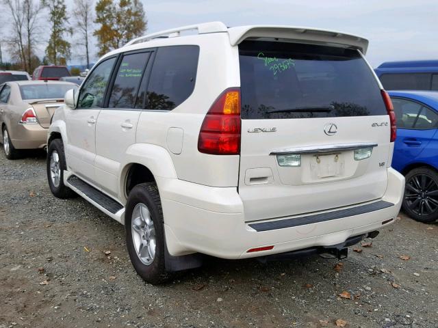 JTJBT20X450081727 - 2005 LEXUS GX 470 WHITE photo 3