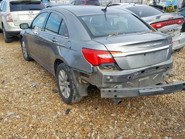 1C3BC1FGXBN620259 - 2011 CHRYSLER 200 TOURIN GRAY photo 3