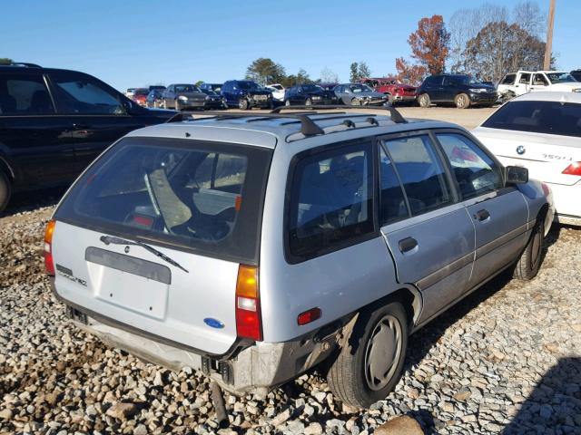 1FAPP15J7PW335223 - 1993 FORD ESCORT LX BLUE photo 4