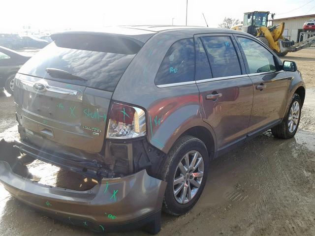 2FMDK4KC9DBA68971 - 2013 FORD EDGE LIMIT BROWN photo 4