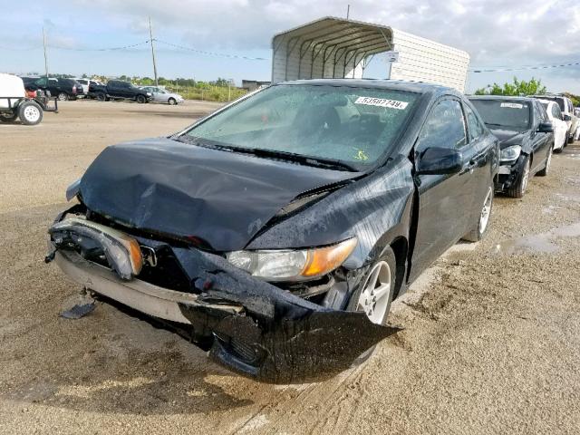 2HGFG12867H509936 - 2007 HONDA CIVIC EX BLACK photo 2