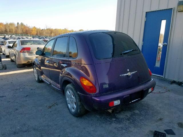 3C4FY58B45T598996 - 2005 CHRYSLER PT CRUISER PURPLE photo 3