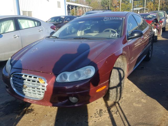 2C3AC56G31H559220 - 2001 CHRYSLER LHS MAROON photo 2