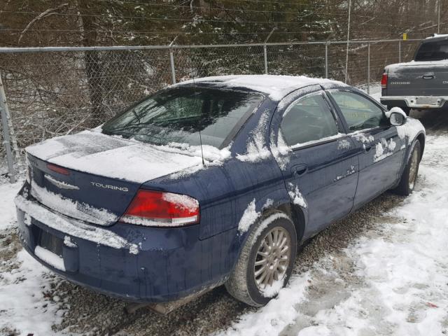 1C3AL56TX6N168884 - 2006 CHRYSLER SEBRING TO BLUE photo 4