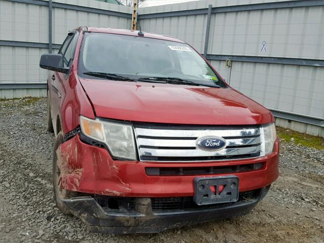 2FMDK46C19BA59005 - 2009 FORD EDGE SE BURGUNDY photo 1