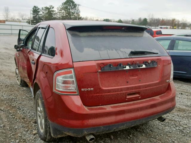 2FMDK46C19BA59005 - 2009 FORD EDGE SE BURGUNDY photo 3