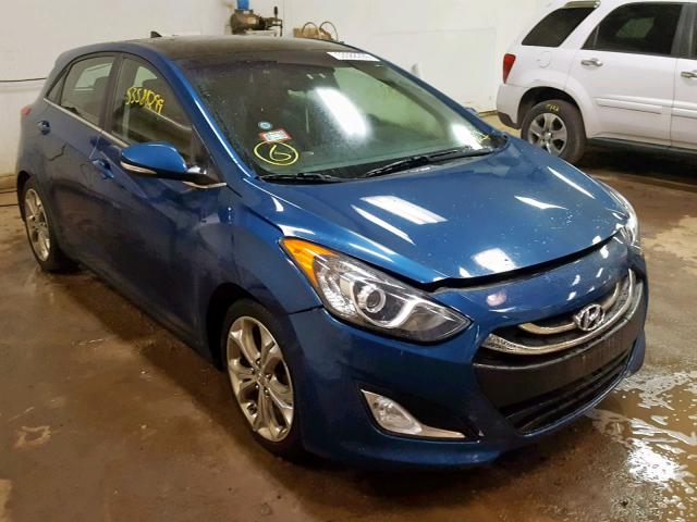 KMHD35LE8DU152440 - 2013 HYUNDAI ELANTRA GT BLUE photo 1