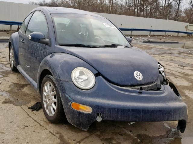 3VWCK31C85M409947 - 2005 VOLKSWAGEN NEW BEETLE BLUE photo 1