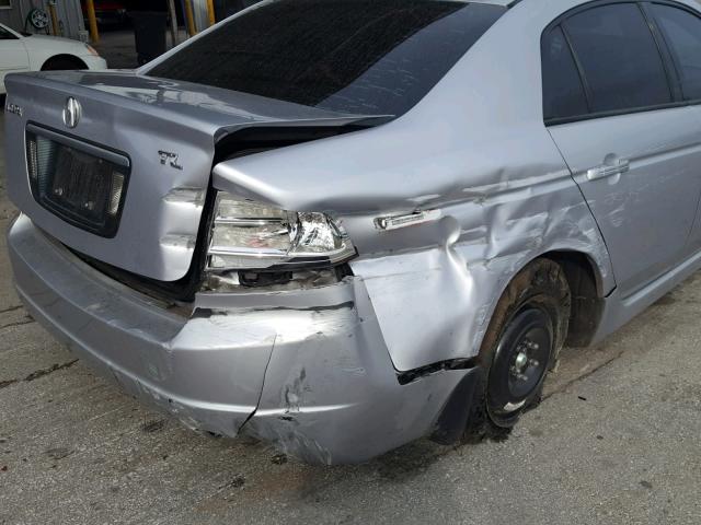 19UUA66255A012366 - 2005 ACURA TL SILVER photo 9