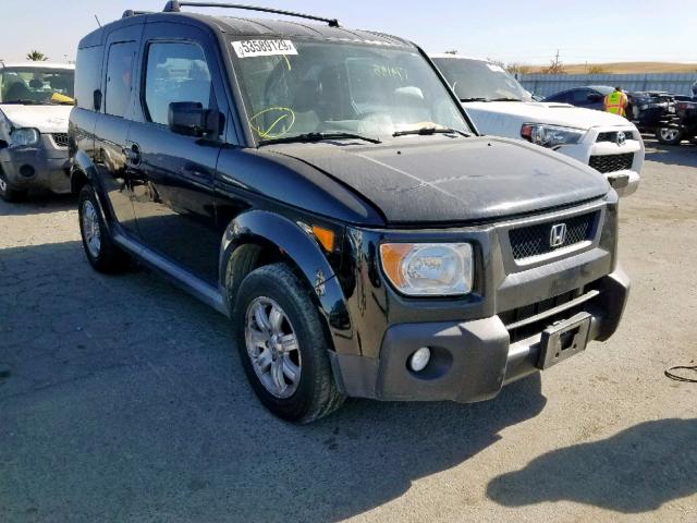 5J6YH28726L002293 - 2006 HONDA ELEMENT EX BLACK photo 1