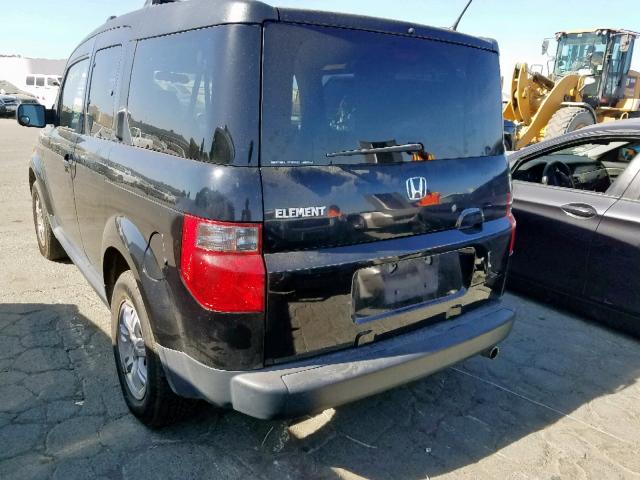 5J6YH28726L002293 - 2006 HONDA ELEMENT EX BLACK photo 3