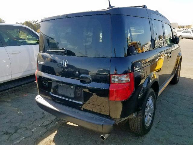 5J6YH28726L002293 - 2006 HONDA ELEMENT EX BLACK photo 4