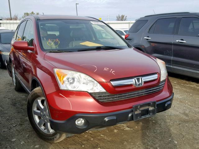 JHLRE48738C023545 - 2008 HONDA CR-V EXL RED photo 1