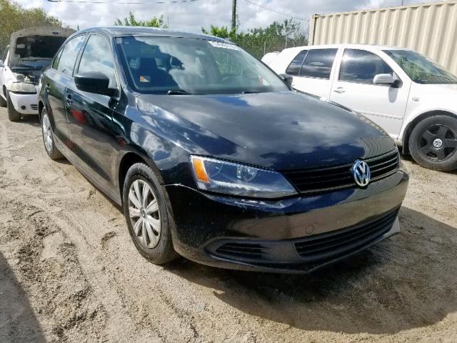 3VW2K7AJ9BM306212 - 2011 VOLKSWAGEN JETTA BASE 黑色 照片 1