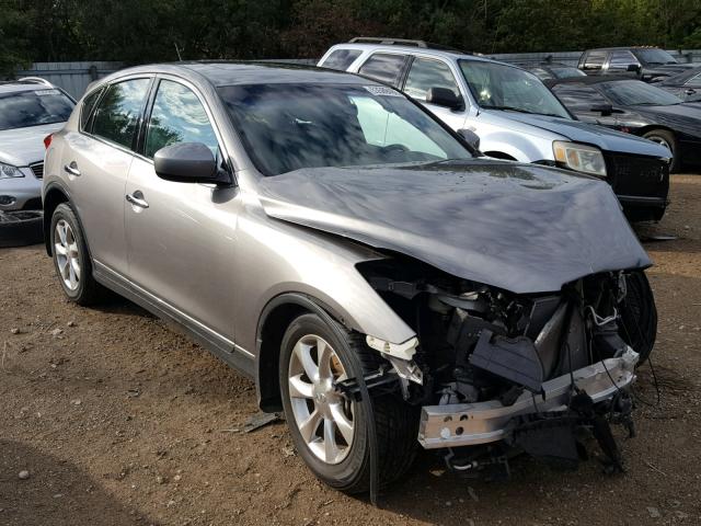 JNKAJ09EX8M303080 - 2008 INFINITI EX35 BASE BLACK photo 1