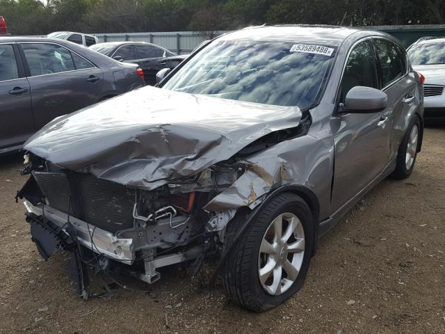 JNKAJ09EX8M303080 - 2008 INFINITI EX35 BASE BLACK photo 2