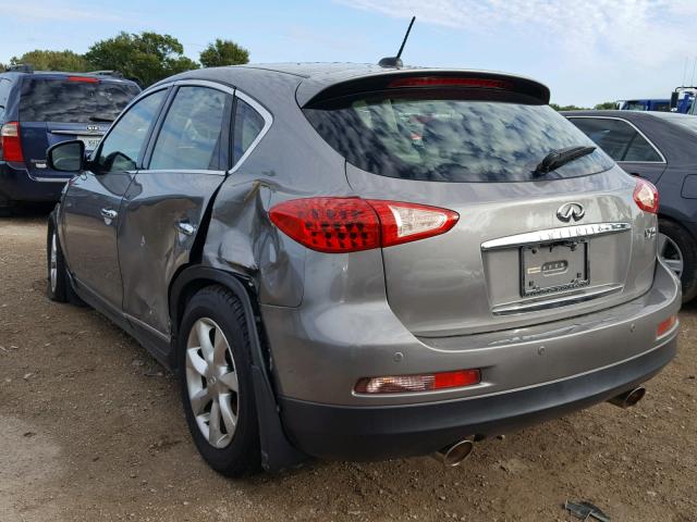 JNKAJ09EX8M303080 - 2008 INFINITI EX35 BASE BLACK photo 3