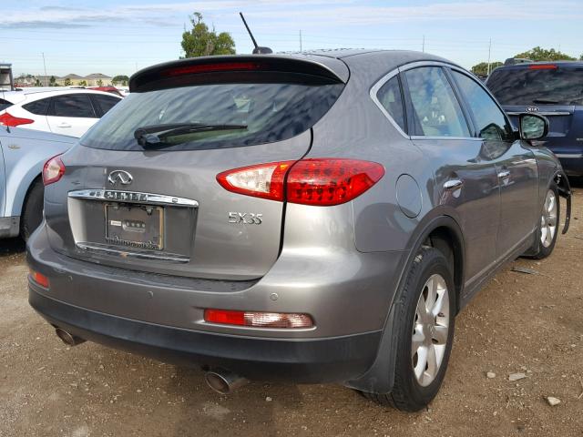 JNKAJ09EX8M303080 - 2008 INFINITI EX35 BASE BLACK photo 4