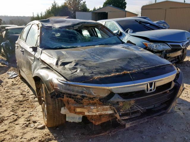 1HGCV1F14JA232988 - 2018 HONDA ACCORD LX BLACK photo 1