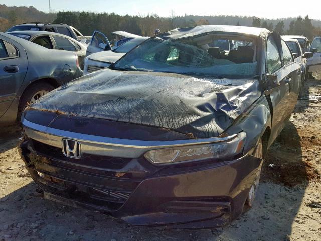 1HGCV1F14JA232988 - 2018 HONDA ACCORD LX BLACK photo 2