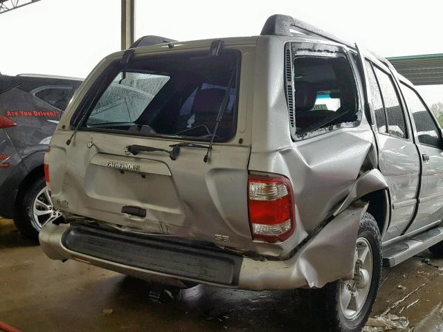 JN8DR09Y82W725687 - 2002 NISSAN PATHFINDER SILVER photo 9