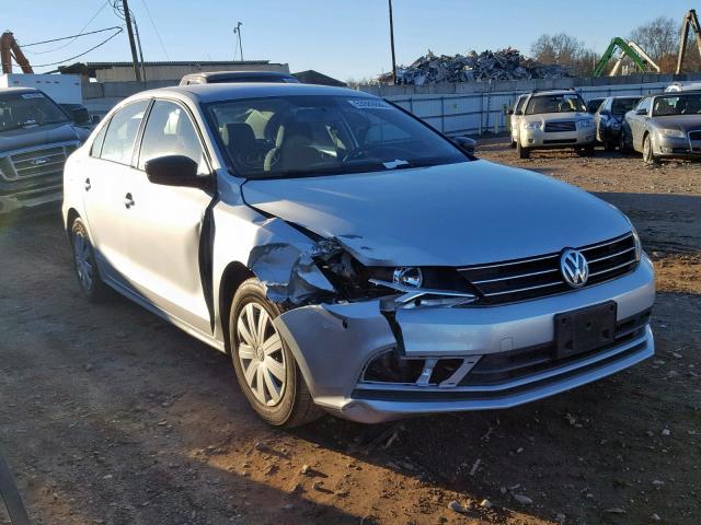 3VW2K7AJ1FM303245 - 2015 VOLKSWAGEN JETTA BASE 银色 照片 1