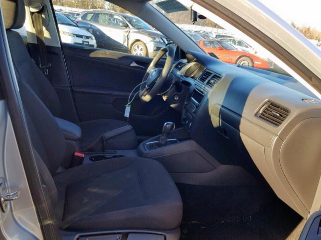 3VW2K7AJ1FM303245 - 2015 VOLKSWAGEN JETTA BASE 银色 照片 5