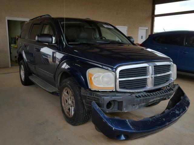 1D4HD48D64F181911 - 2004 DODGE DURANGO SL BLUE photo 1