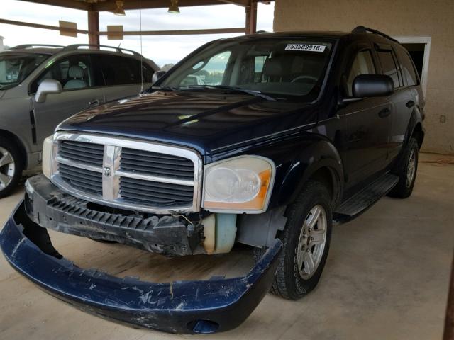 1D4HD48D64F181911 - 2004 DODGE DURANGO SL BLUE photo 2