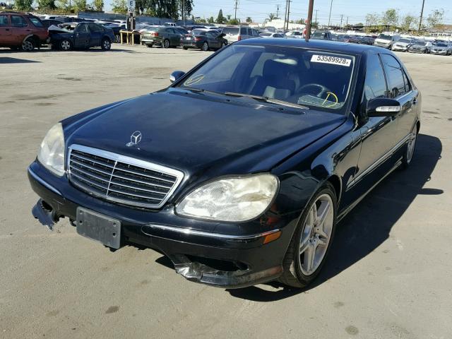 WDBNG70J04A410122 - 2004 MERCEDES-BENZ S 430 BLACK photo 2