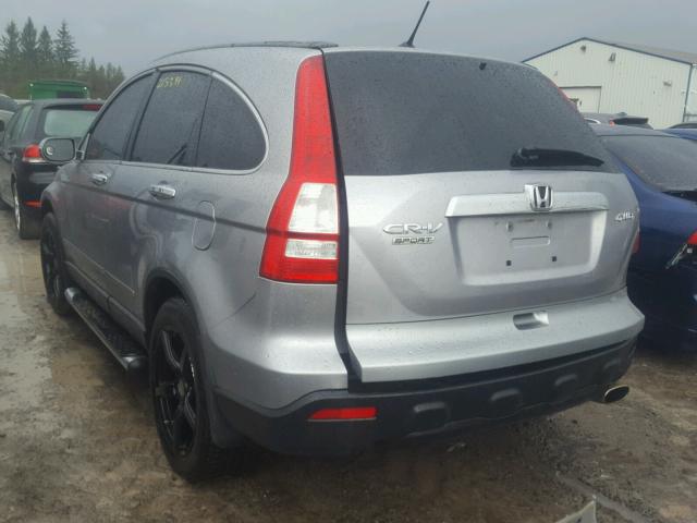 5J6RE487X7L810210 - 2007 HONDA CR-V EXL GRAY photo 3