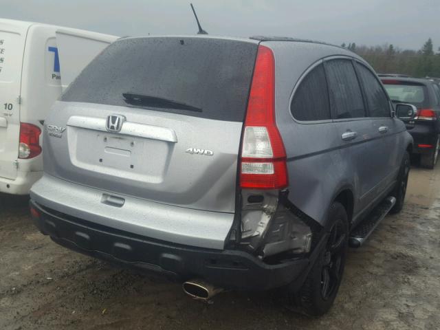 5J6RE487X7L810210 - 2007 HONDA CR-V EXL GRAY photo 4