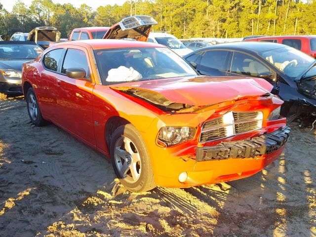 2B3KA33V29H638288 - 2009 DODGE CHARGER SX RED photo 1