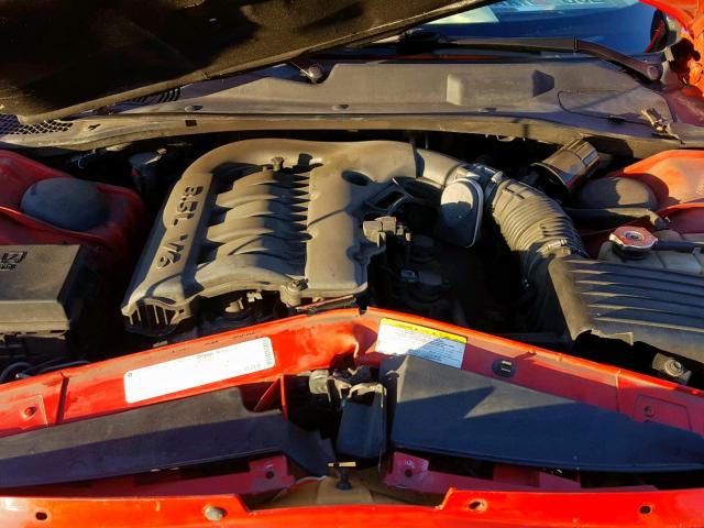 2B3KA33V29H638288 - 2009 DODGE CHARGER SX RED photo 7