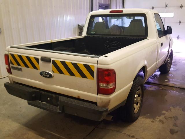 1FTYR10D68PA98326 - 2008 FORD RANGER WHITE photo 4