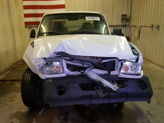 1FTYR10D68PA98326 - 2008 FORD RANGER WHITE photo 9