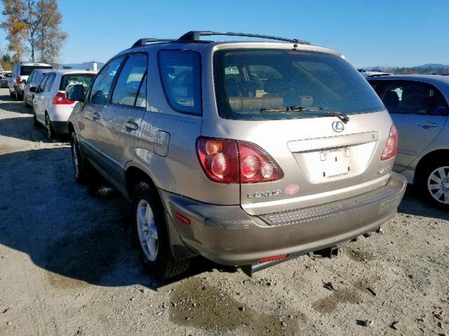 JT6GF10UXY0080688 - 2000 LEXUS RX 300 TAN photo 3