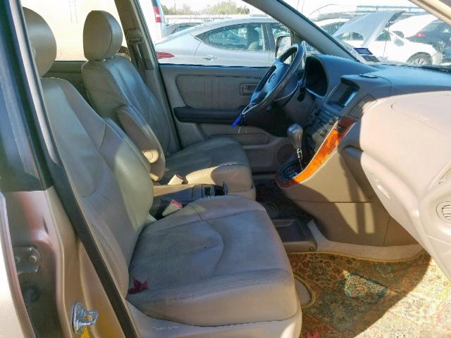 JT6GF10UXY0080688 - 2000 LEXUS RX 300 TAN photo 5