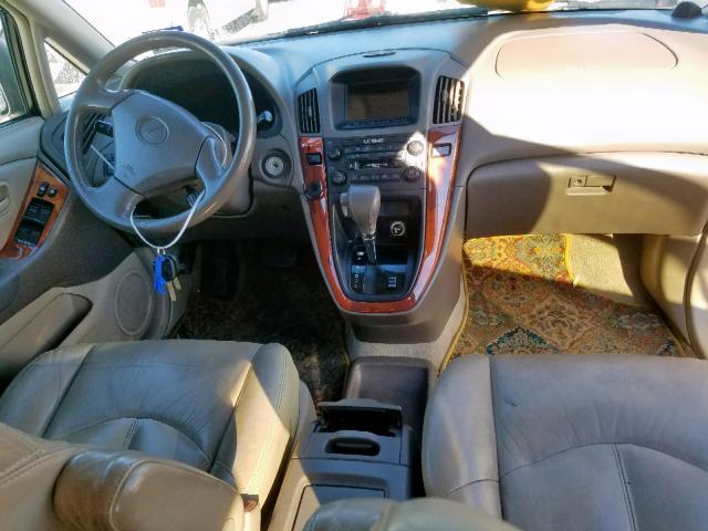 JT6GF10UXY0080688 - 2000 LEXUS RX 300 TAN photo 9