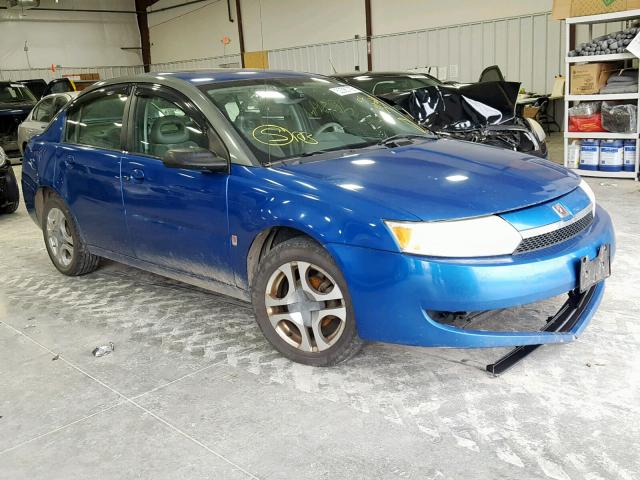 1G8AL52FX3Z138701 - 2003 SATURN ION LEVEL BLUE photo 1