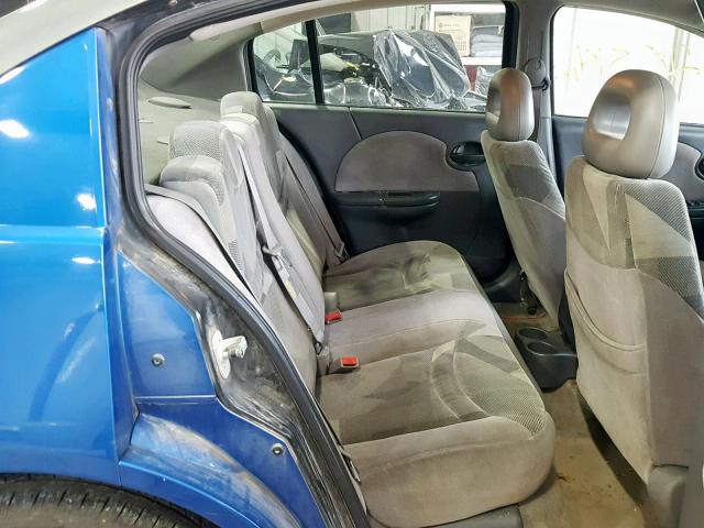 1G8AL52FX3Z138701 - 2003 SATURN ION LEVEL BLUE photo 6