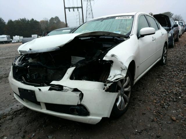 JNKAY01F76M256510 - 2006 INFINITI M35 BASE WHITE photo 2